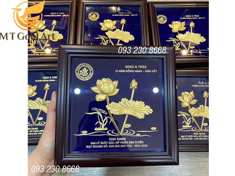 tranhhoa sen qua tang dai ly xuat sac