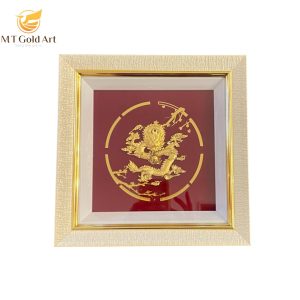 Tranh rồng Vàng Phú Quý(30x30cm)