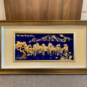 Tranh ngựa mã đáo thành công(50x90cm)