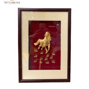 Tranh ngựa mã đáo thành công (36x50cm)