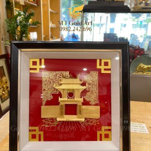 Tranh văn miếu Quốc Tử Giám( 20 x 20cm )