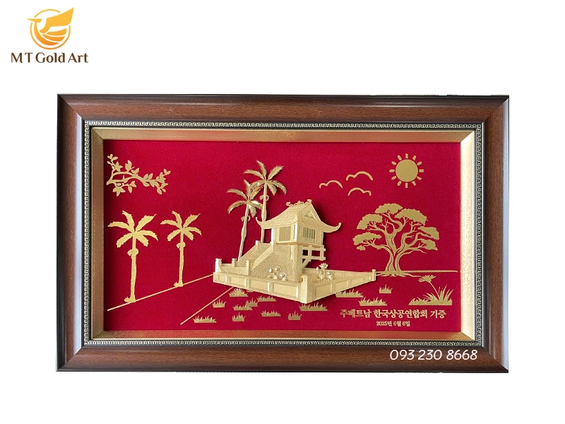 tranh chua mot cot qua tang doi tac nuoc ngoai