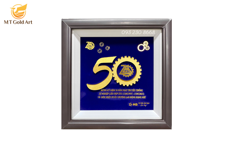 tranh ky niem 50 nm thanh lap cong ty ma vang