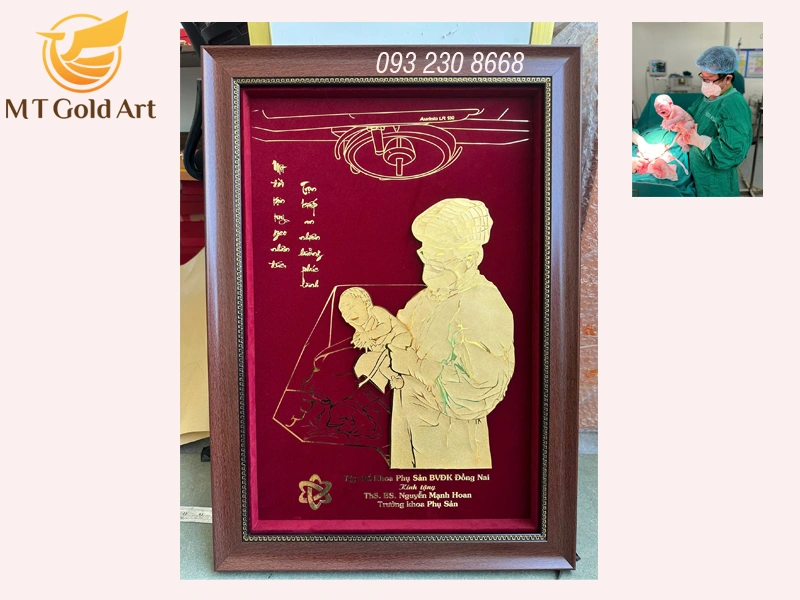 Quà tặng tri ân bác sĩ nghỉ hưu của bệnh viện phụ sản Đồng Nai qua tang bac si ngay thay thuoc