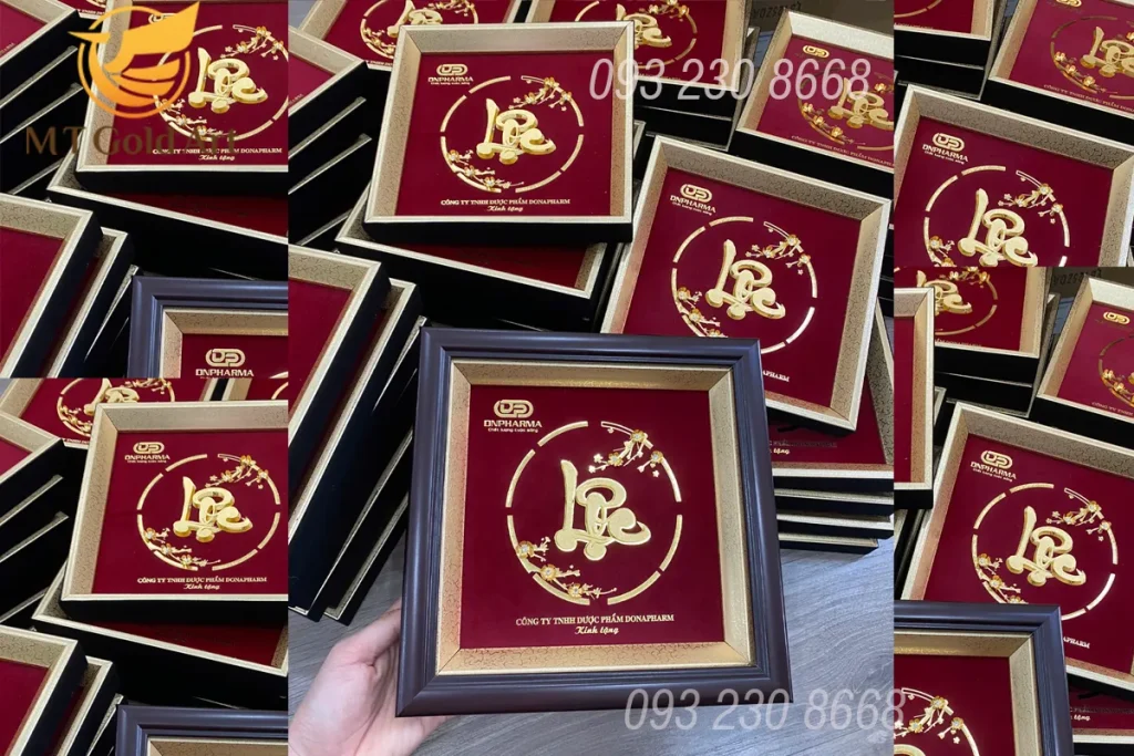 tranh chu loc qua tri an tet khach hang